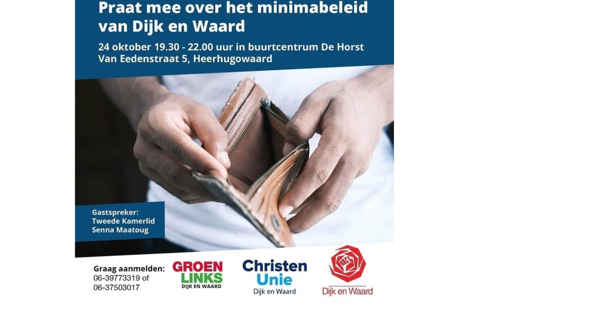 Minimabeleid uitnodiging - oktober 2022